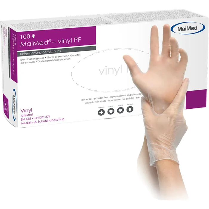 MaiMed® Einmalhandschuhe, Vinyl, L
