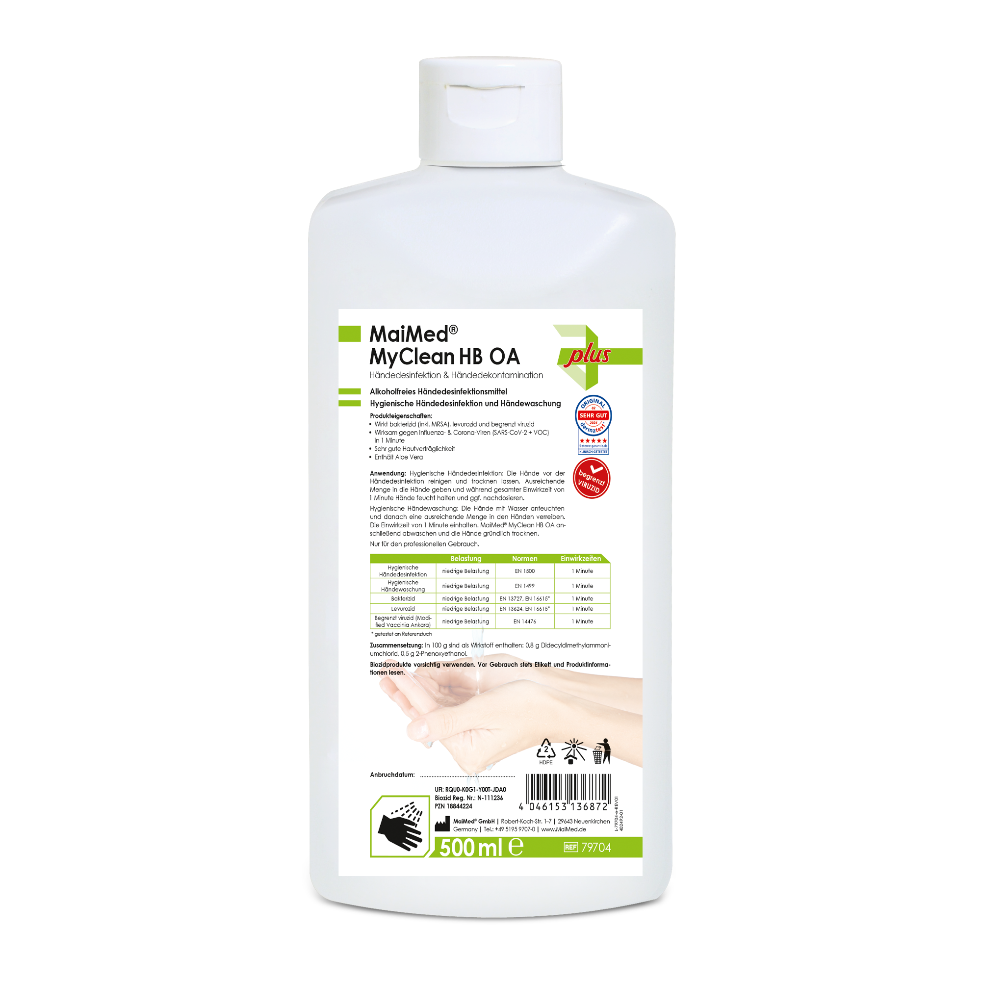 MaiMed® MyClean alkoholische Händedesinfektion flüssig