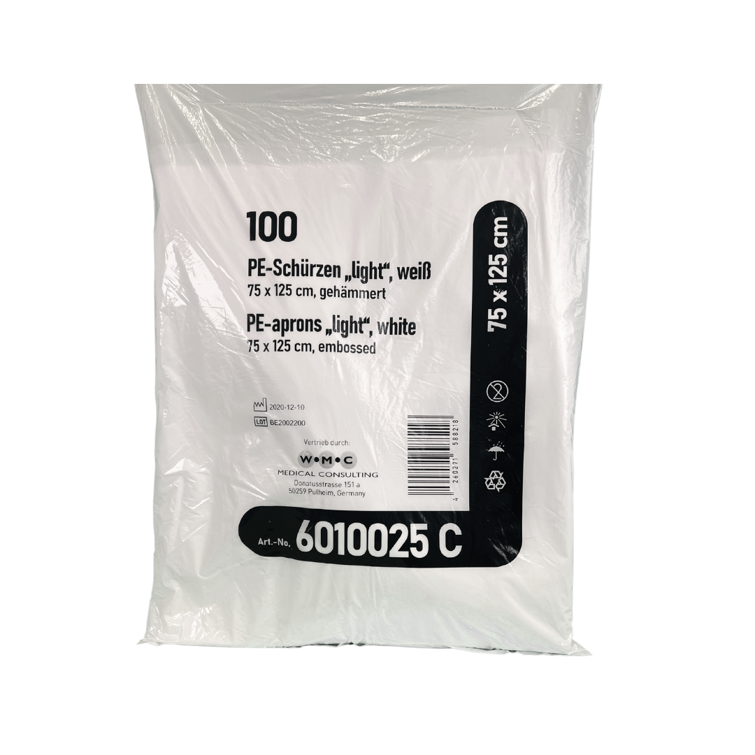 PE-Einmalschürzen PLUS Weiss (100 St.)